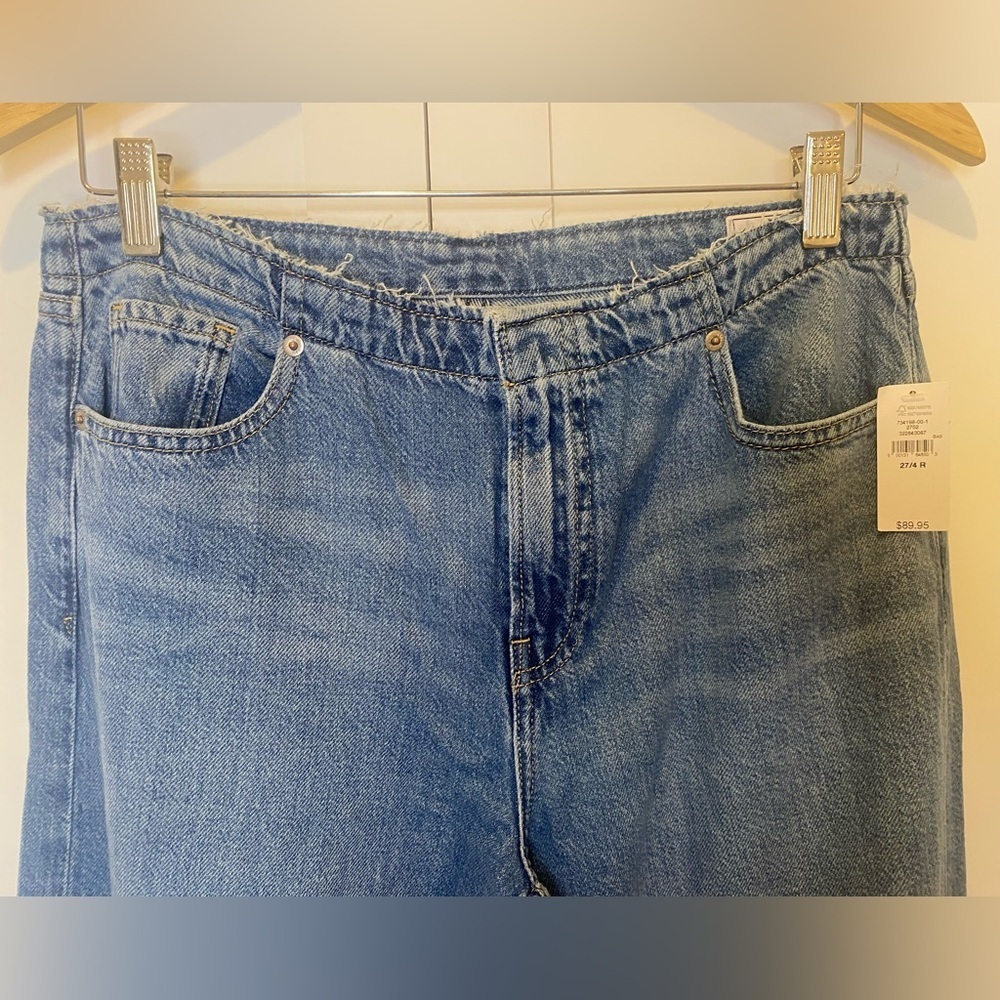 GAP Baggy Mid Rise Jeans – Ultrasoft Denim – Size 27R – NWT SKU348 - Picture 5 of 15